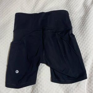 Lululemon fast and free biker shorts 6”! Lightly worn, basically new!